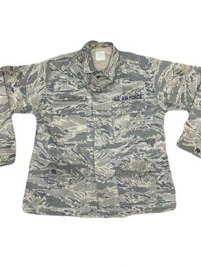 US Air Force Jacket Utility Coat Size 44R Airman Battle Uniform ABU Tiger Stripe